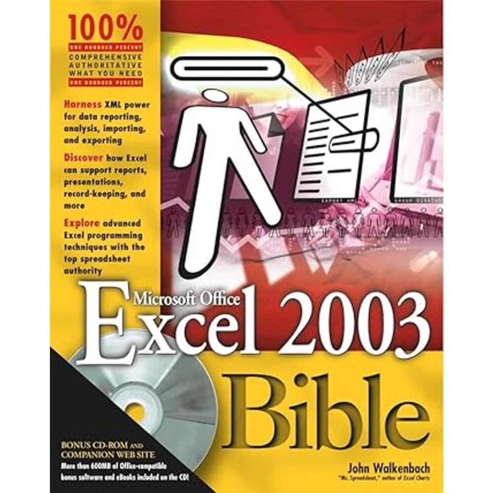 Microsoft Office Excel 2003 Bible 1st Edition by John Walkenbach Paperback Book